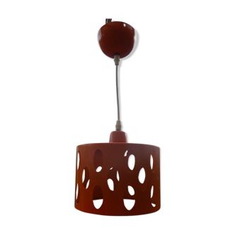 Vintage orange metal suspension