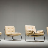 Three-Seater Borkum Sofa and Armchairs by Johan Bertil Häggström for Ikea, 1970s, Set of 2
