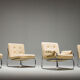 Three-Seater Borkum Sofa and Armchairs by Johan Bertil Häggström for Ikea, 1970s, Set of 2