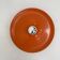 Honsel orange space age disc lamp , 1970s selected by Charlotte perriand