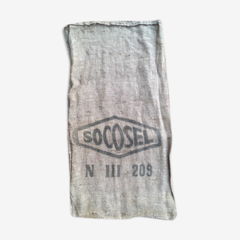 "socosel" burlap bag