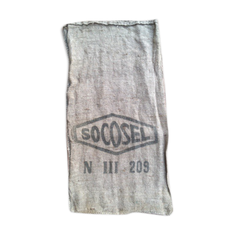 "socosel" burlap bag