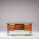 Danish teak desk by peter lovig nielsen for hedensted mobelfabrik, 1960