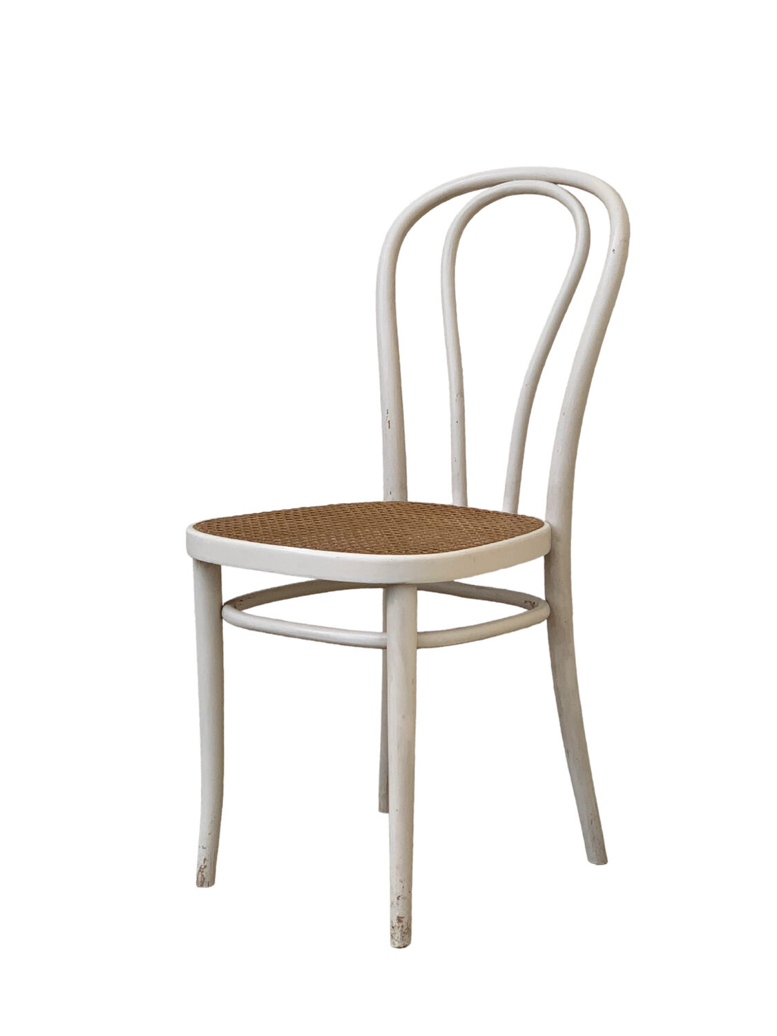 Caned bistro chair