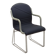 Italian cantilever chair 1990s blue fabric upholstery