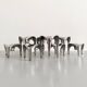 Nagel candlesticks circa 1970