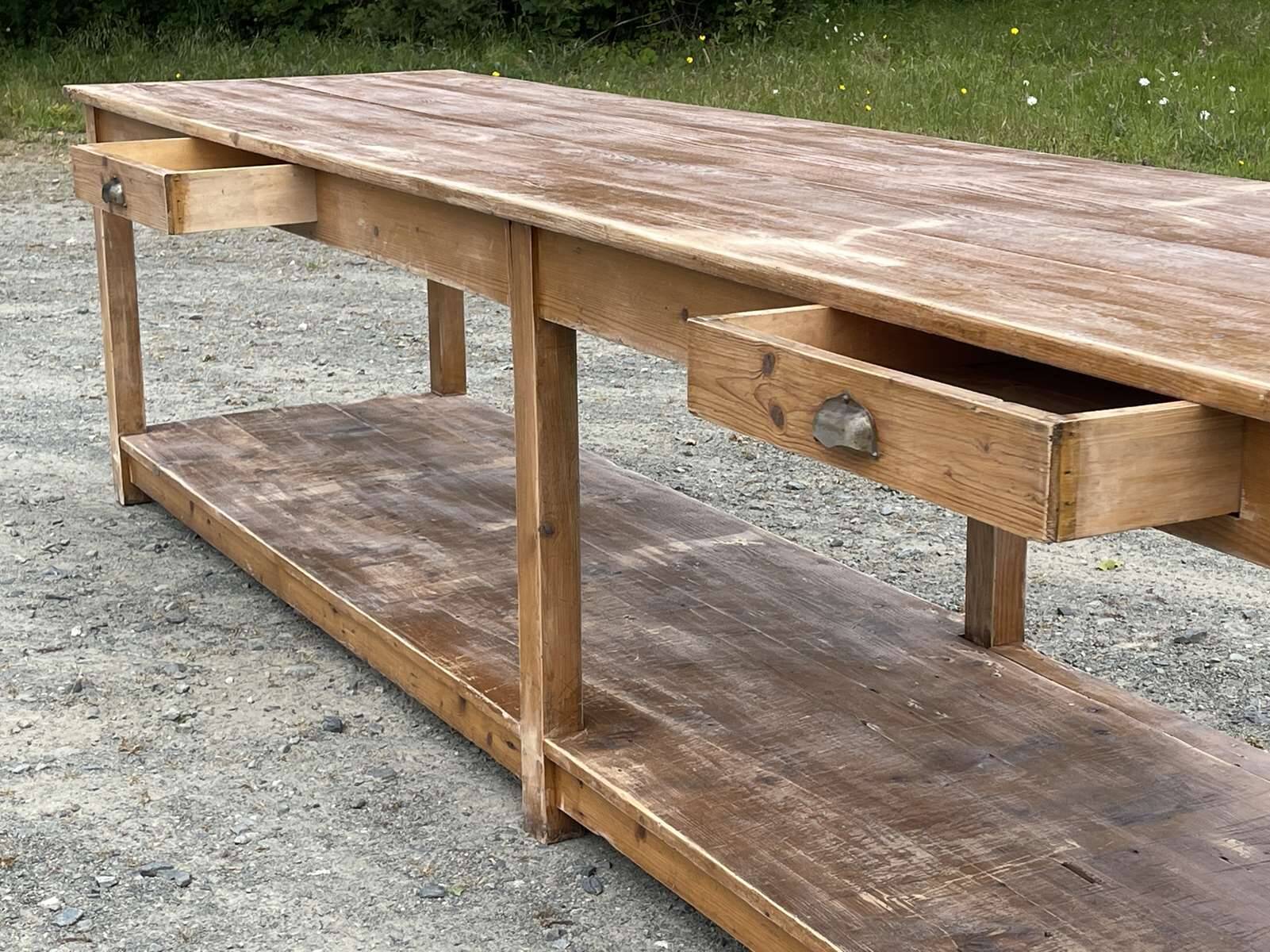 1930s fir draper table