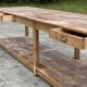 1930s fir draper table