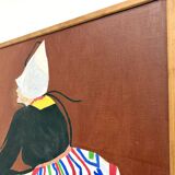 Large Swedish Tableau Signed Lars Norman (1962) – Oil on Panel