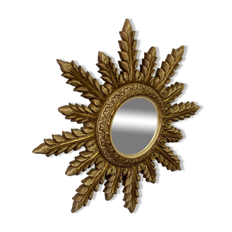 Antique sun mirror