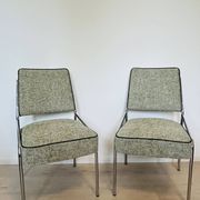 Chromed Bauhaus dining chair from Hungary, 1960s