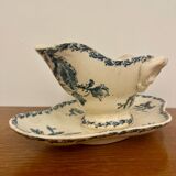 Gien iron earth sauce boat