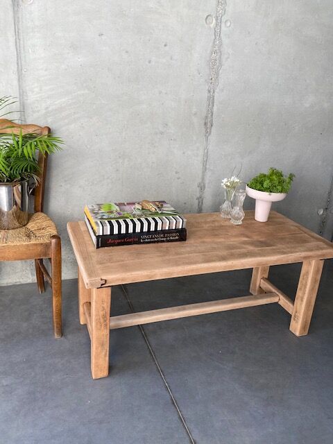 Stripped farm coffee table