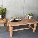 Stripped farm coffee table