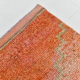 Tapis de couloir turc orange citrouille 3x10, 91x321 cm