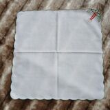 6 serviettes de table brodées anciennes 