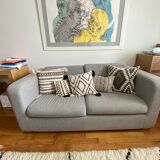 Contemporary sofa light gre