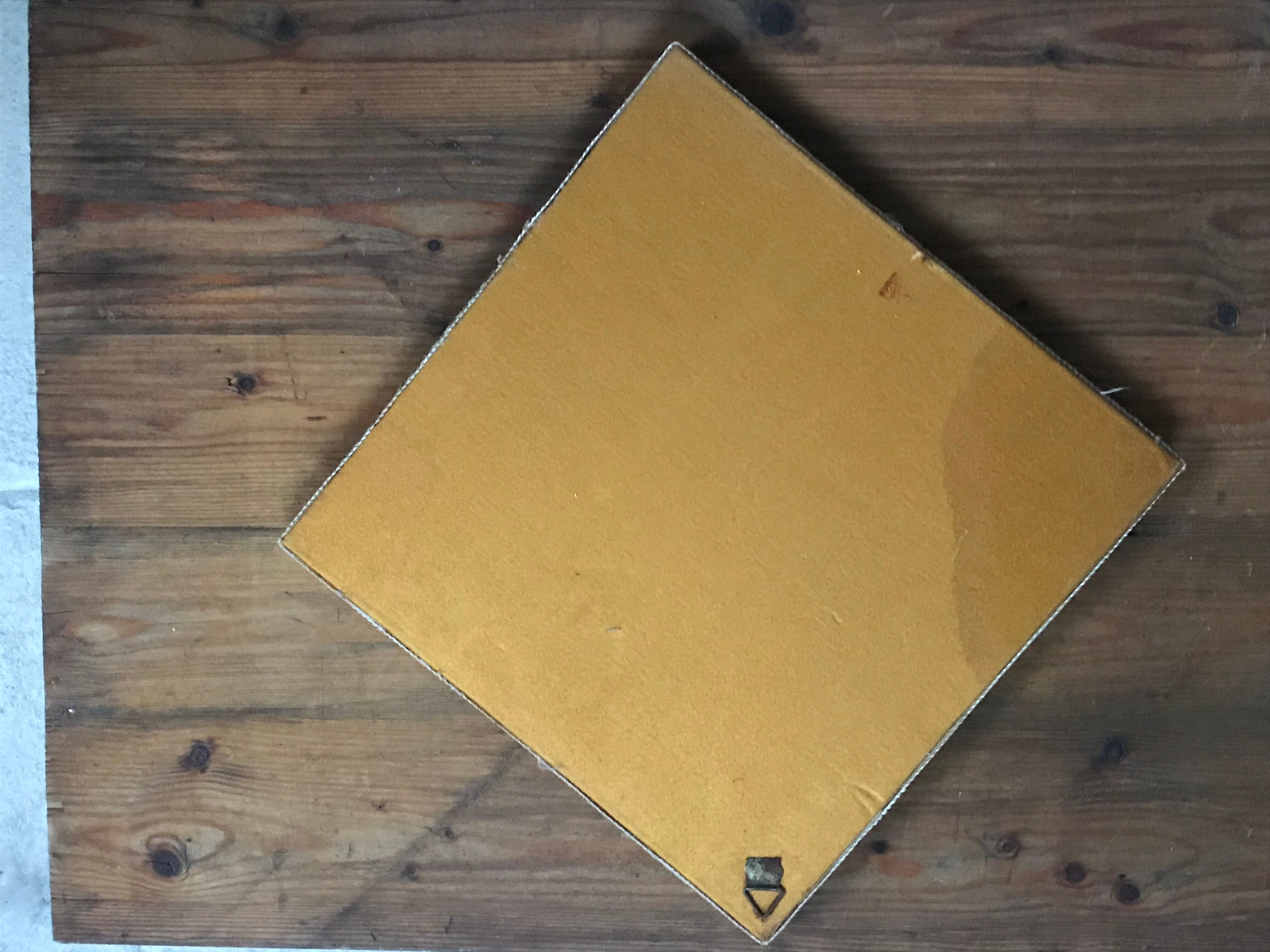 Vintage velvet mirror 31x31