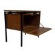 Meuble TV vintage petit format, placage teck, années 1960