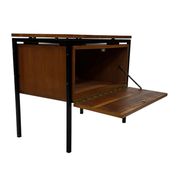 Vintage Small Audio Furniture TV Cabinet Cupboard 1960s Teak Veneer