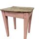 Vintage pink plant table / side table