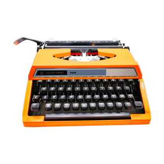 Silver typewriter reed 100 revised orange ribbon new
