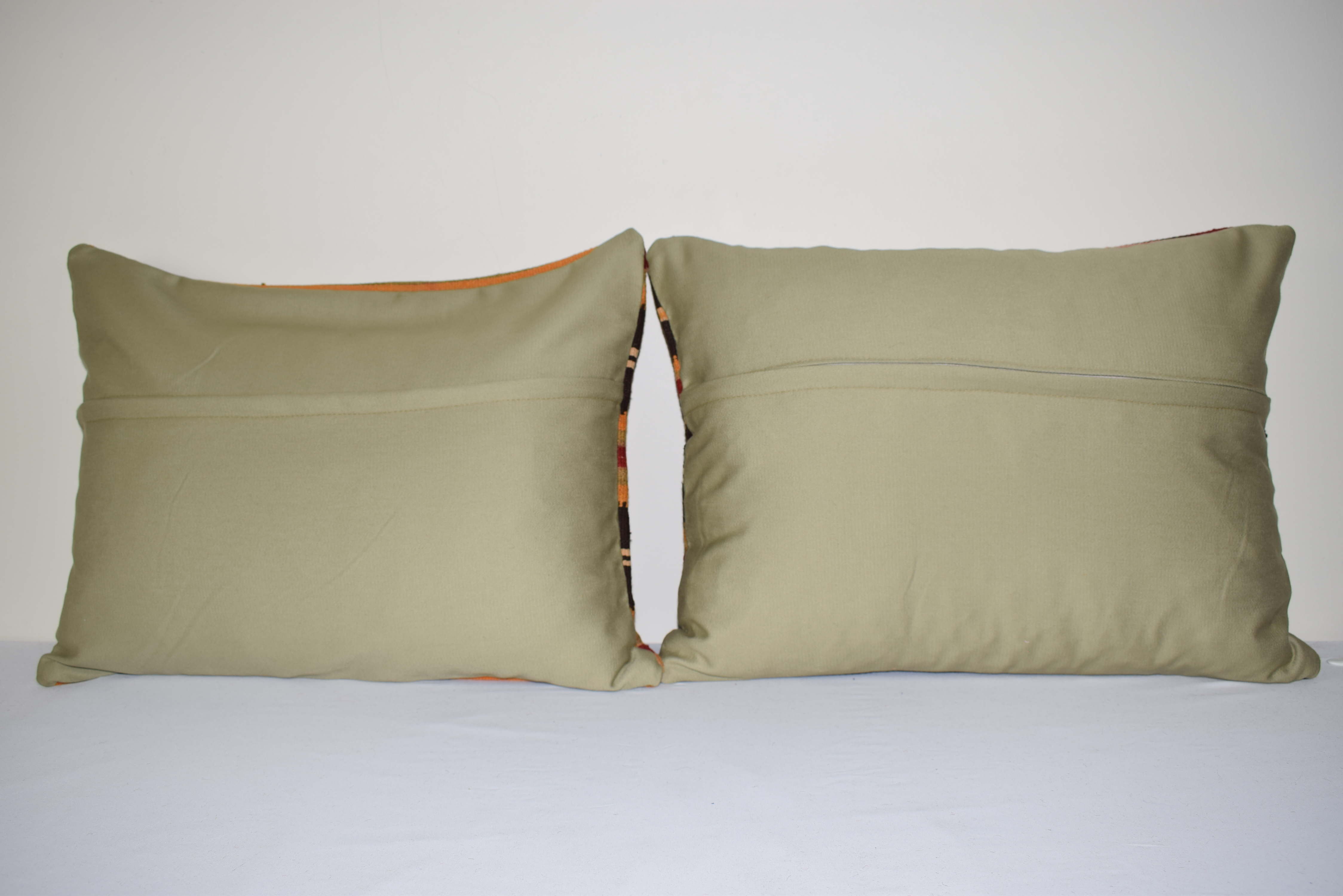 Turkish lumbar kilim cushion covers