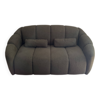 Kaki convertible sofa TEDDY Mobilier de France