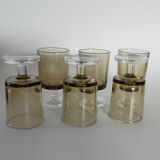 Lot 6 liqueur glasses.