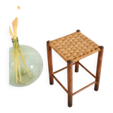 Vintage rope and wood stool