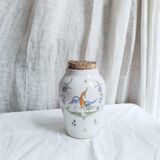 Moustiers earthenware pot and its cork