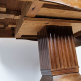 Dining table of mahogany from around the 1920s