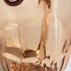 Vintage amber-pink glass pitcher 1 liter