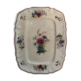 Former dish collection Agreste digoin Sarreguemines in rectangular earthenware dimension: L-39- Pr-30