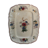 Former dish collection Agreste digoin Sarreguemines in rectangular earthenware dimension: L-39- Pr-30