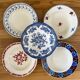 Assiettes creuses dépareillées