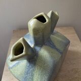 Art Deco vase in glazed ceramic