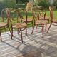 Série de 6 chaises Thonet N°20 Omega