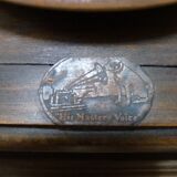 Gramophone with flag "his master's voice"