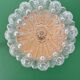 Vintage glass moulded globe wall/ceiling light.