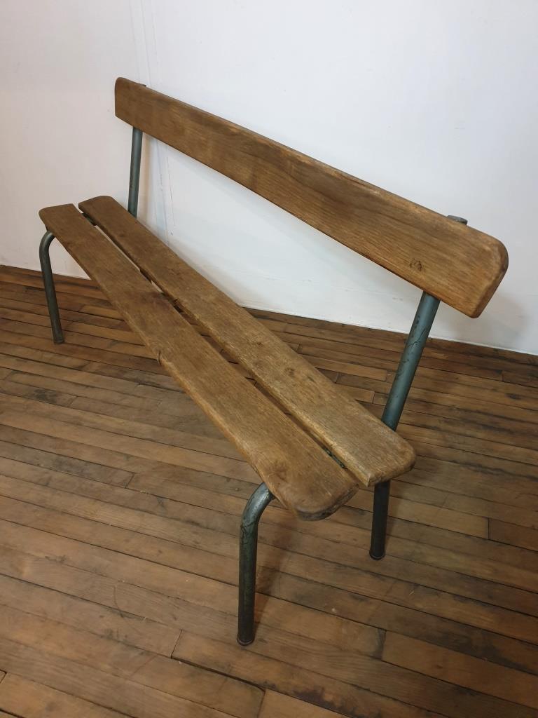 Locker room bench