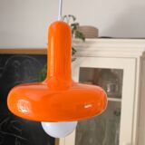 Orange ceiling pendant light