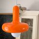 Orange ceiling pendant light