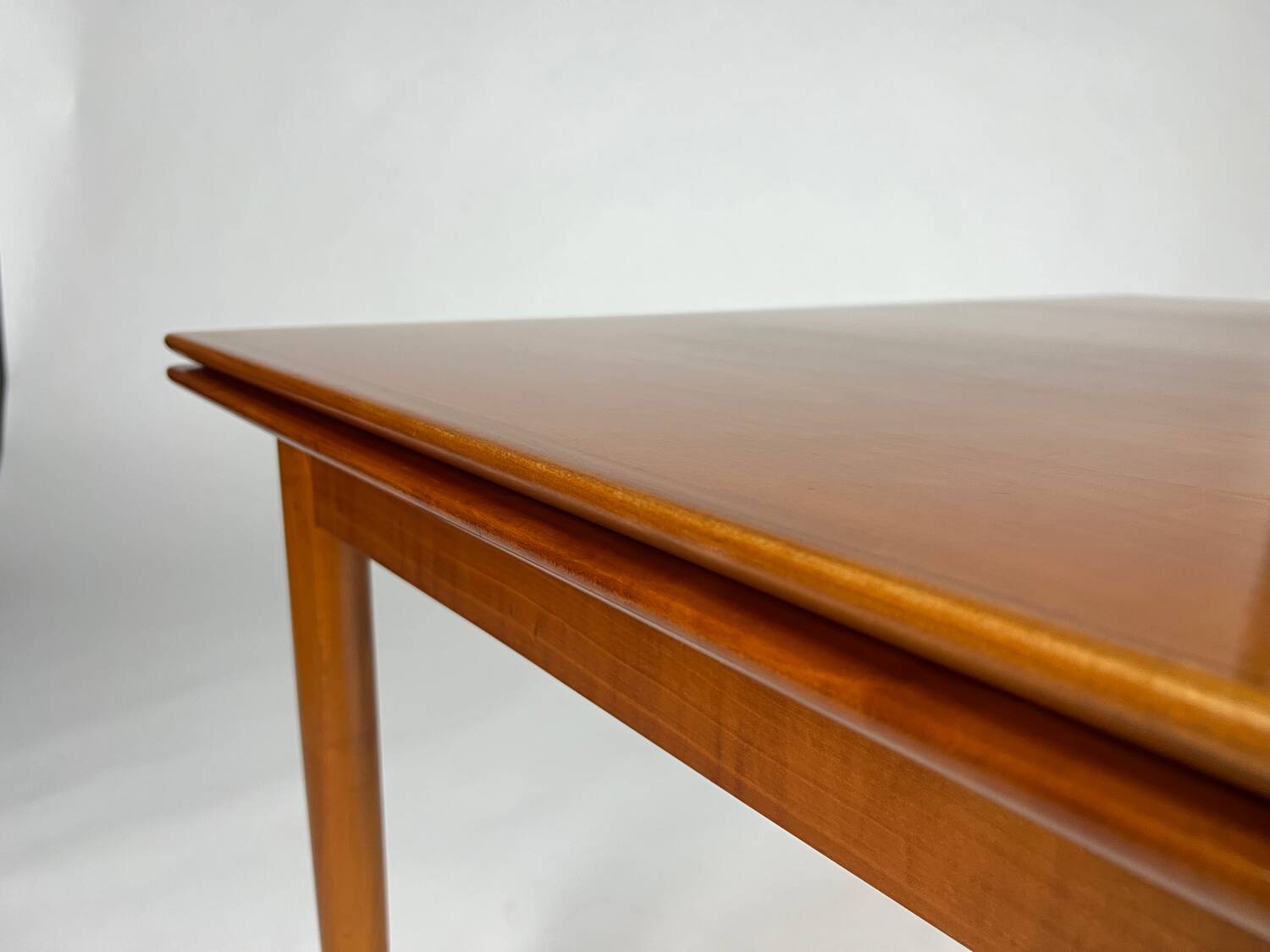 Vintage Cherrywood Dining Table Extendable 1960s Mid-Century