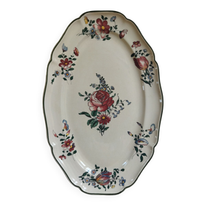 Plat ancien en faïence - villeroy