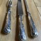 3-piece cutting service – Silver-plated – Louis XV style handles