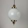 Ancienne suspension en opaline 23 cm xl vintage