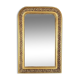 Gilded Mirror in Carved Wood, Louis-Philippe Style, 19th Century