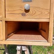 meuble de métier en bois, meuble à tiroirs