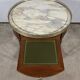 Table bouillotte en acajou, style Louis XVI, fin XIXème